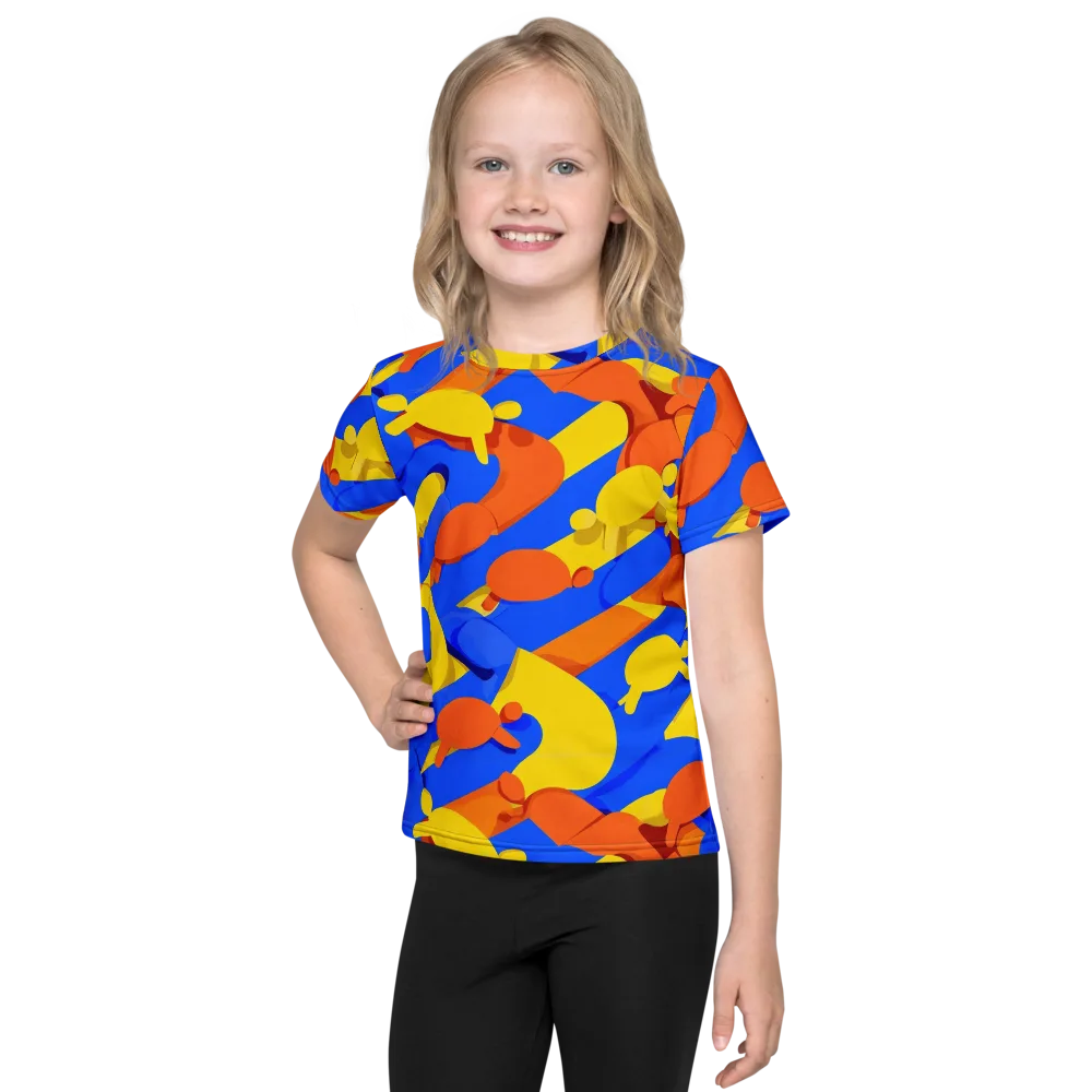 Electric Picnic on Kids Crew Neck T-Shirt — Front