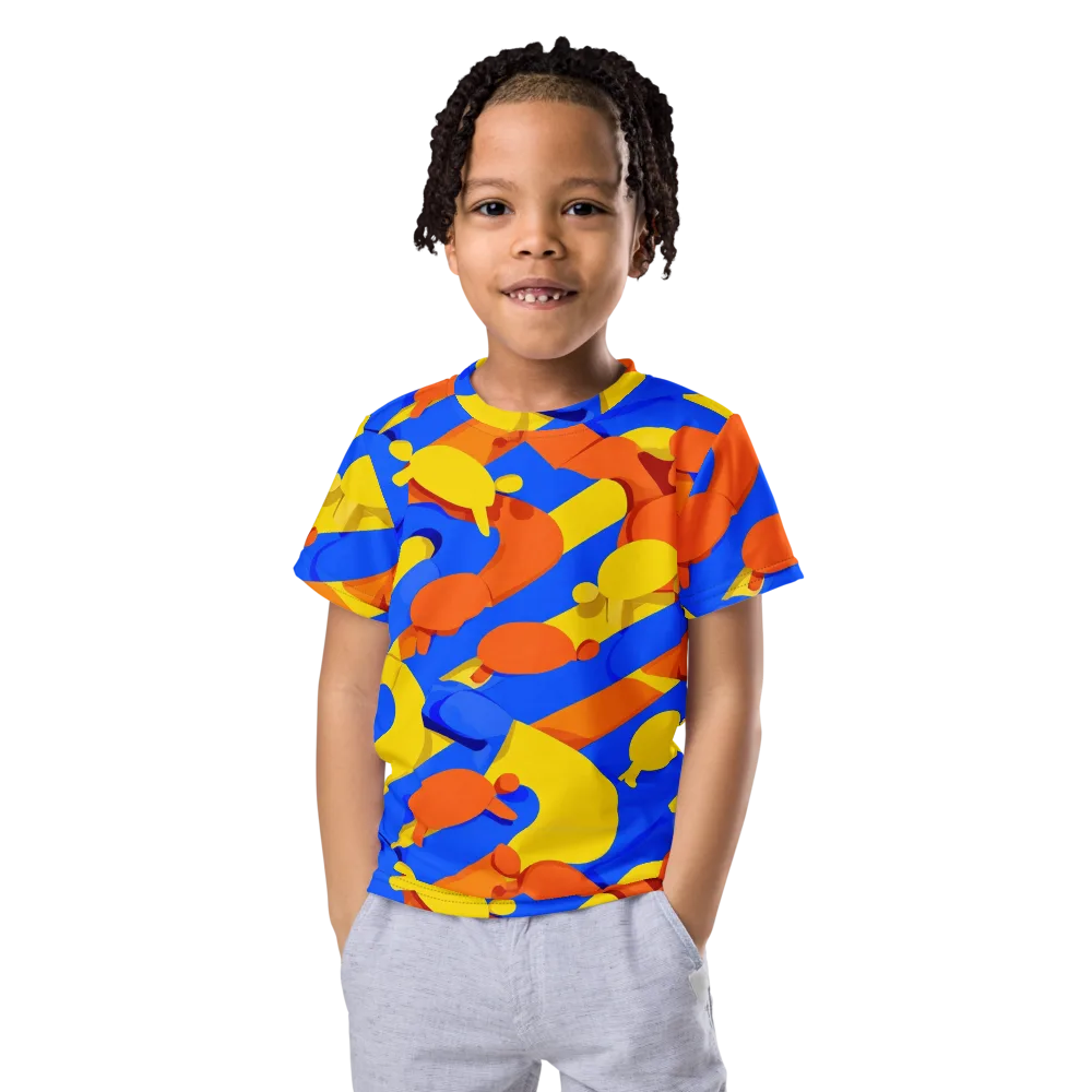 Electric Picnic on Kids Crew Neck T-Shirt — Front
