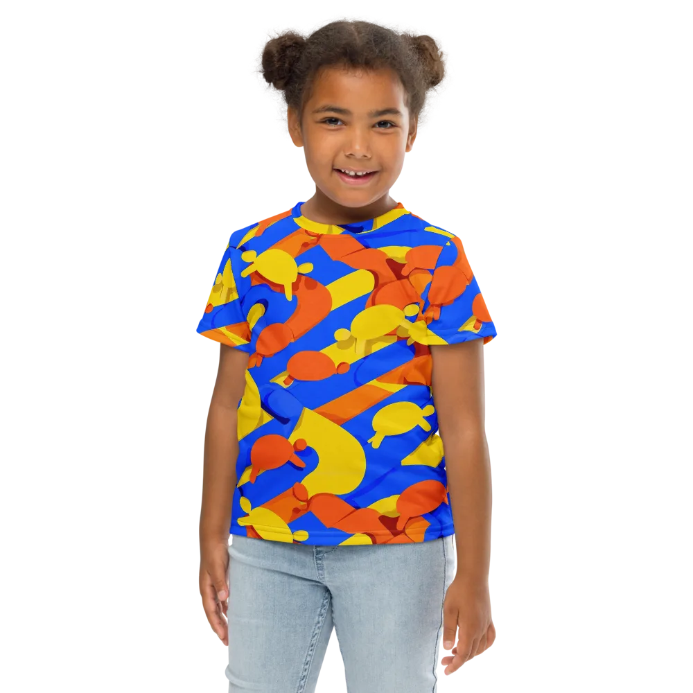 Electric Picnic on Kids Crew Neck T-Shirt — Front
