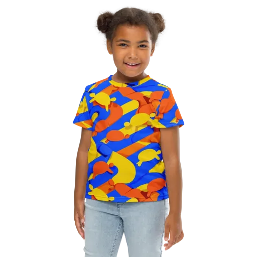 Electric Picnic on a Kids Crew Neck T-Shirt