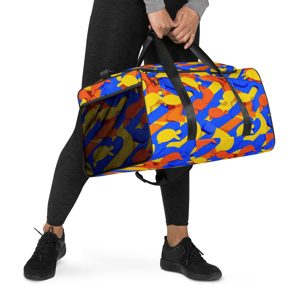 Electric Picnic on Duffle Bag — Right Front