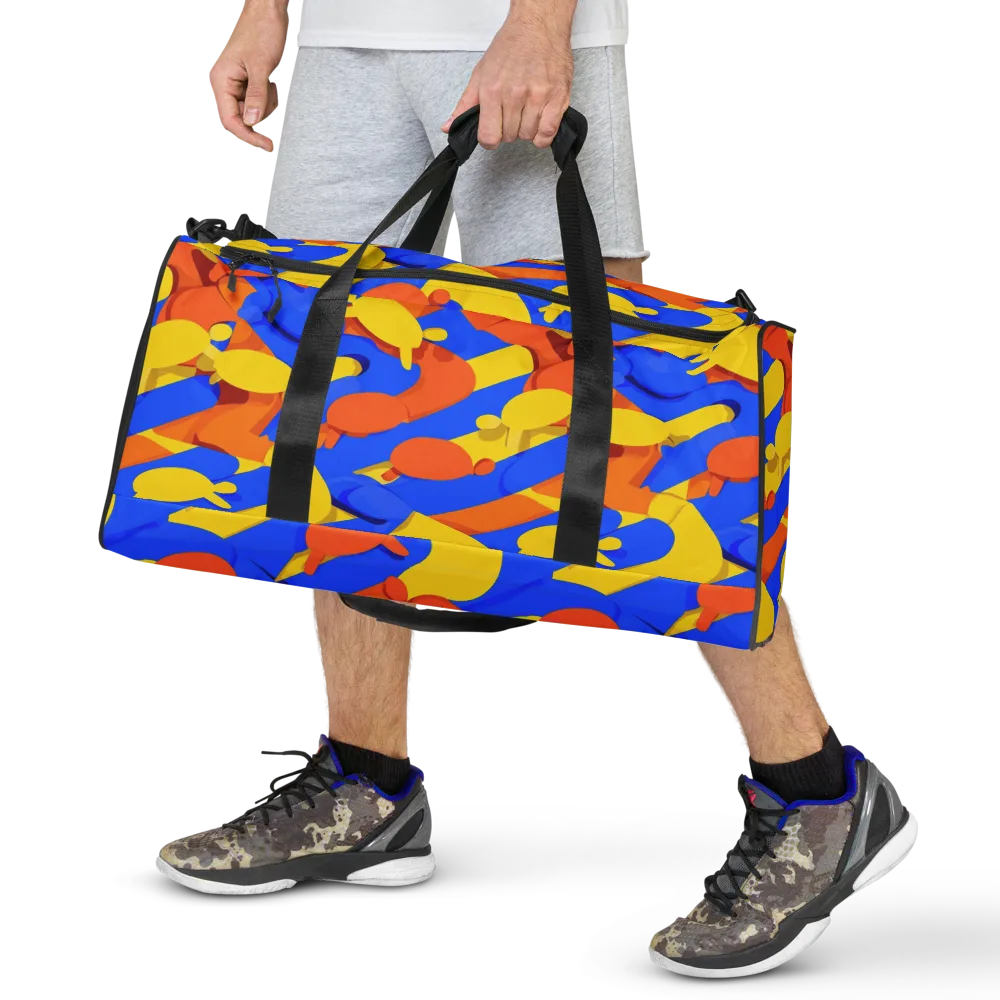 Electric Picnic on Duffle Bag — Front