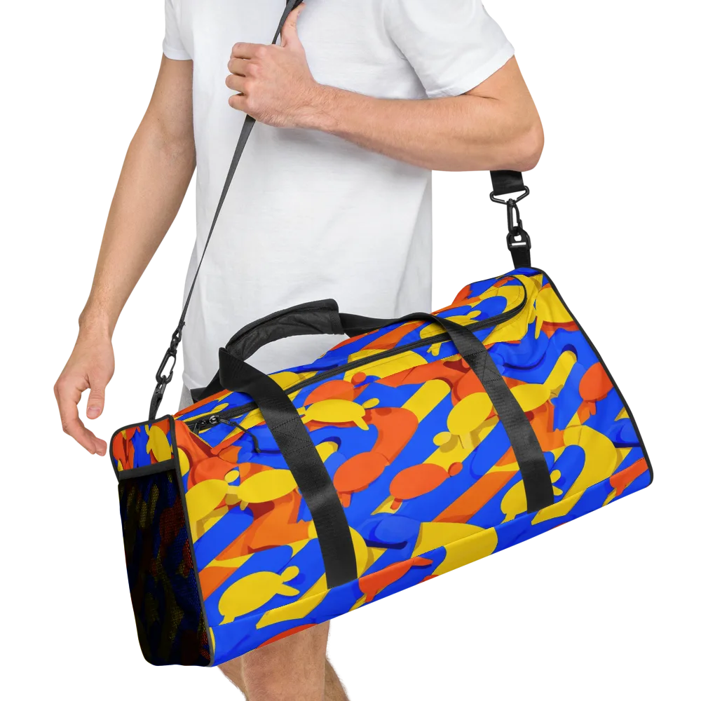 Electric Picnic on Duffle Bag — Right Front