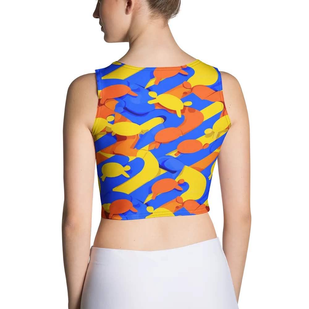 Electric Picnic on Crop Top — Back