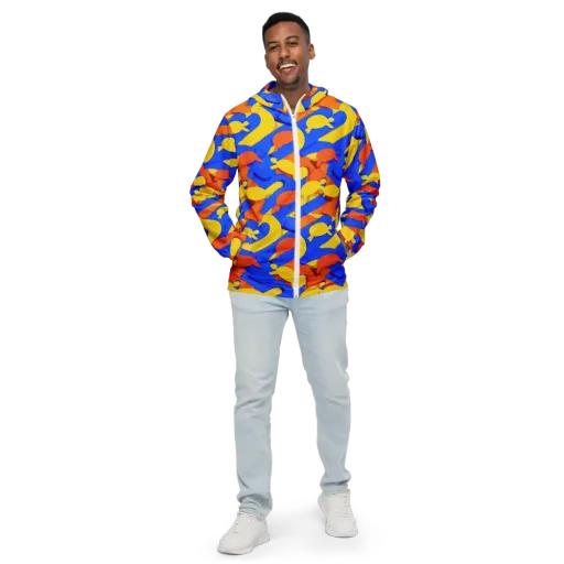 Electric Picnic on a Men's Windbreaker