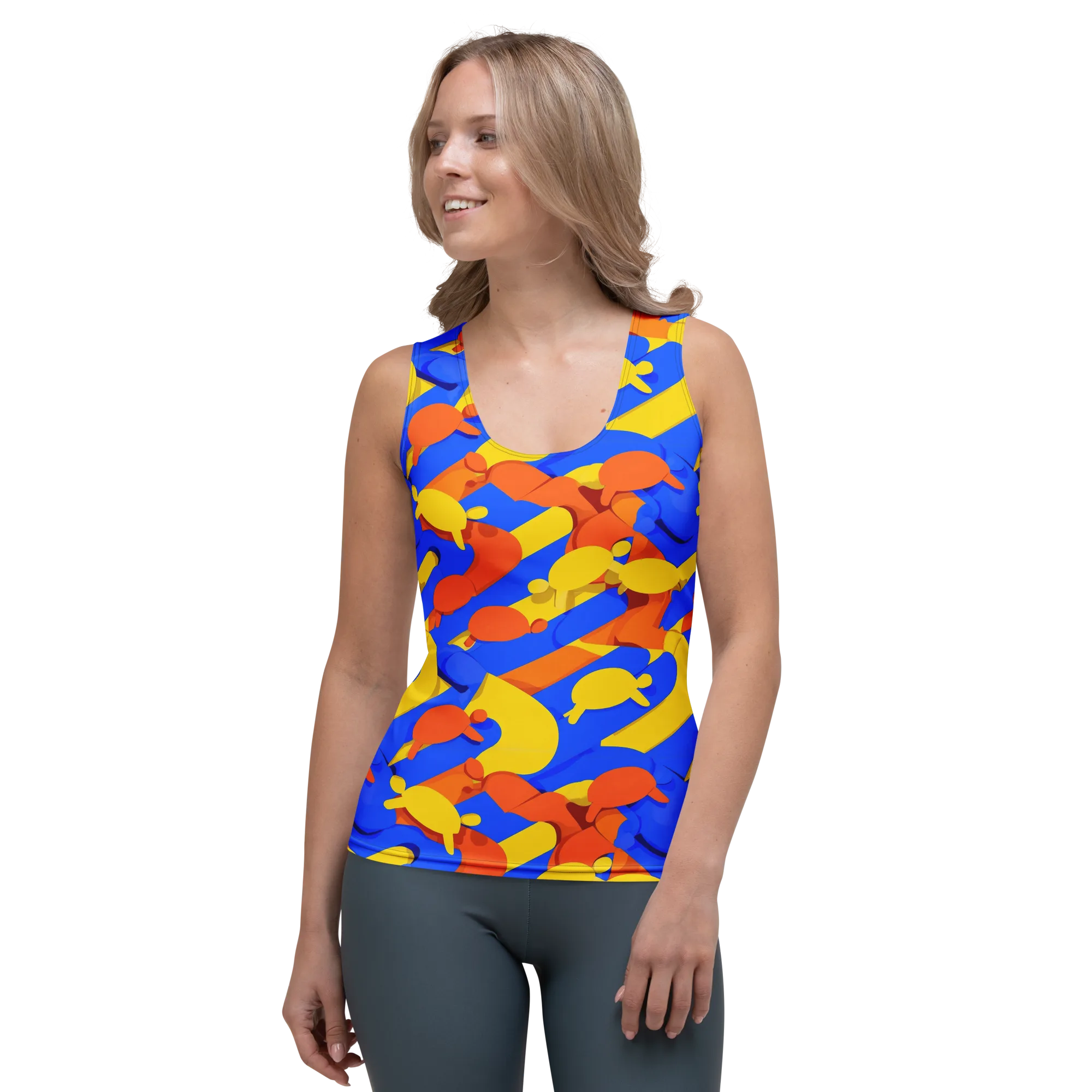 Electric Picnic on Women's Tank Top — Front