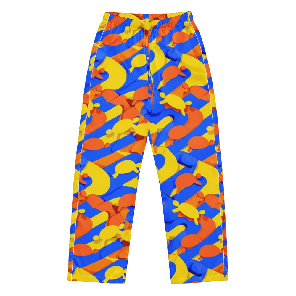 Electric Picnic on Women's Pajama Pants — Front