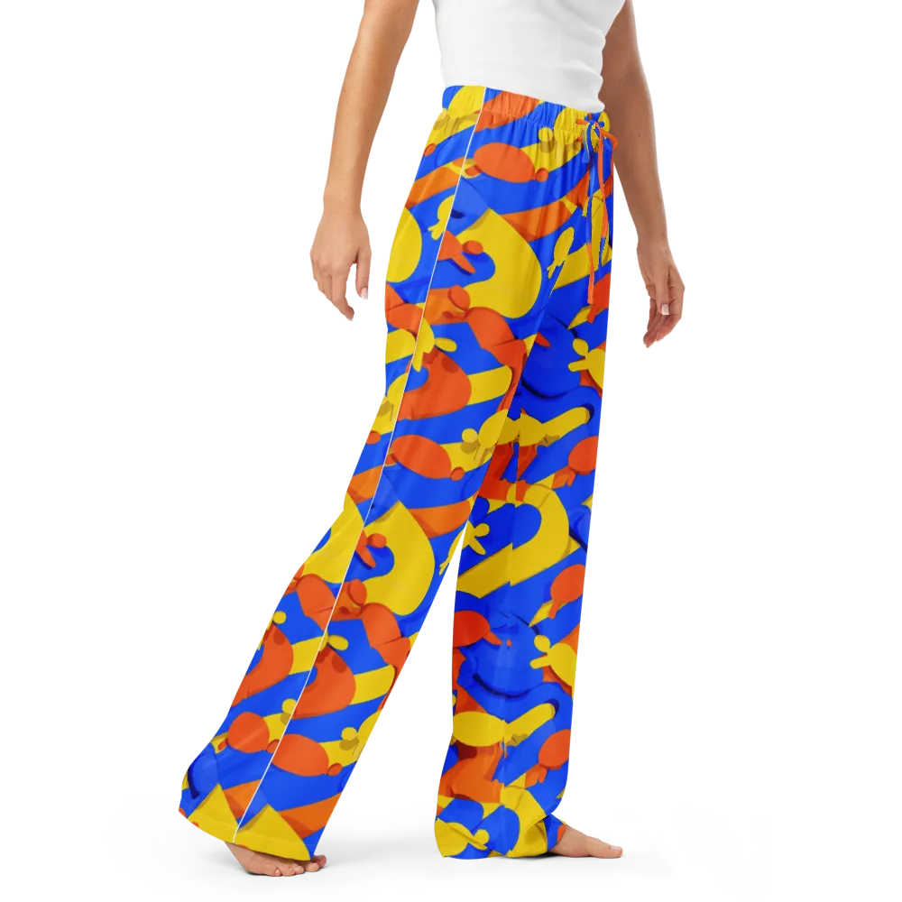 Electric Picnic on Women's Pajama Pants — Right Front