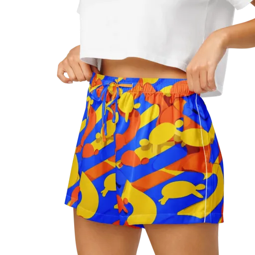 Electric Picnic on a Women's Pajama Shorts