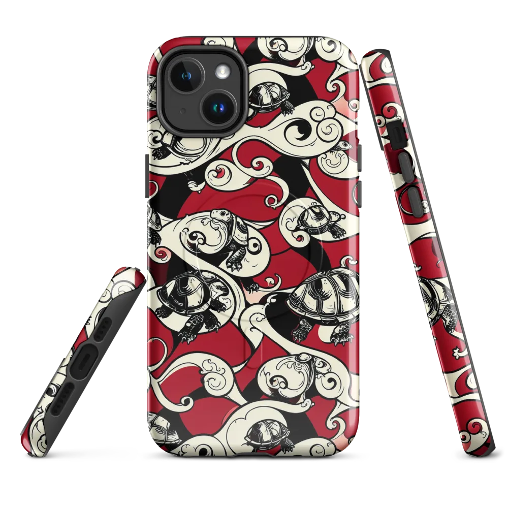 Crimson Tortoise on MagSafe Tough Case for iPhone® — Front