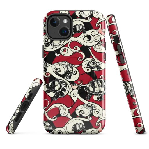 Crimson Tortoise on a MagSafe Tough Case for iPhone®