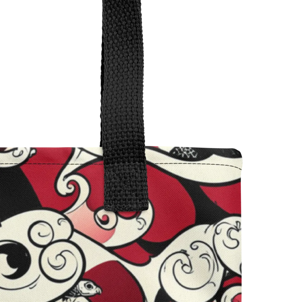 Crimson Tortoise on Tote Bag — Product details