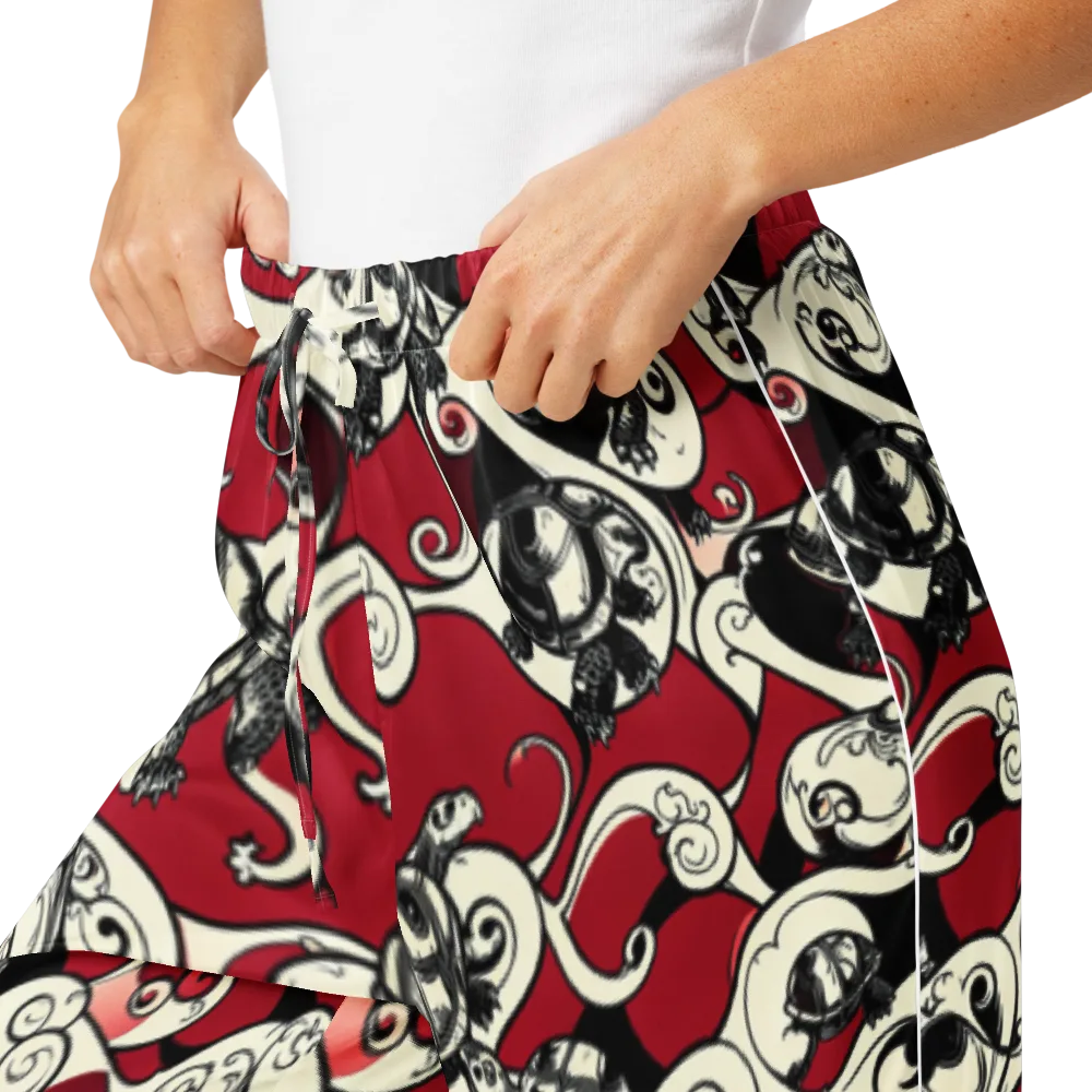 Crimson Tortoise on Women's Pajama Pants — Product details