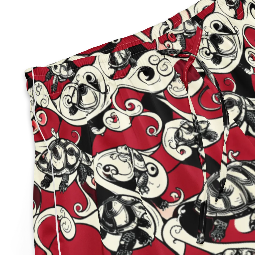 Crimson Tortoise on Women's Pajama Shorts — Product details