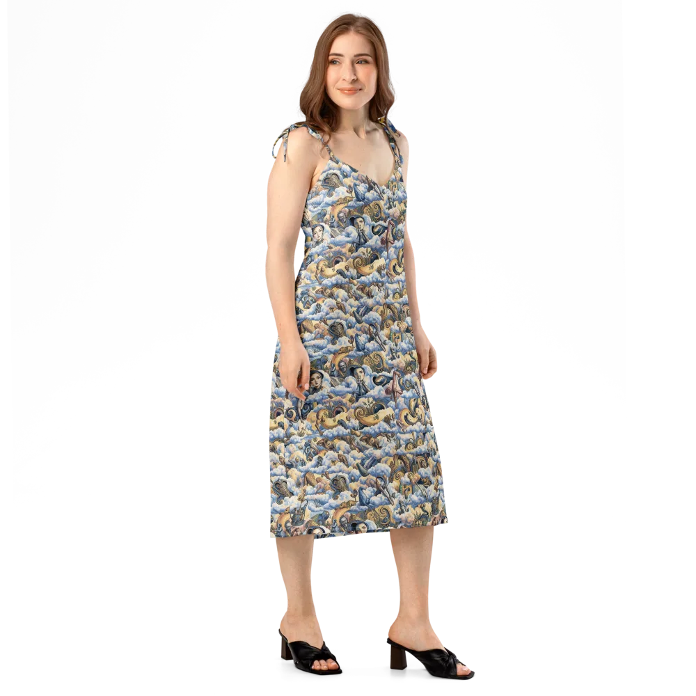 Cloud Cabinet on Slip Dress — Right Front