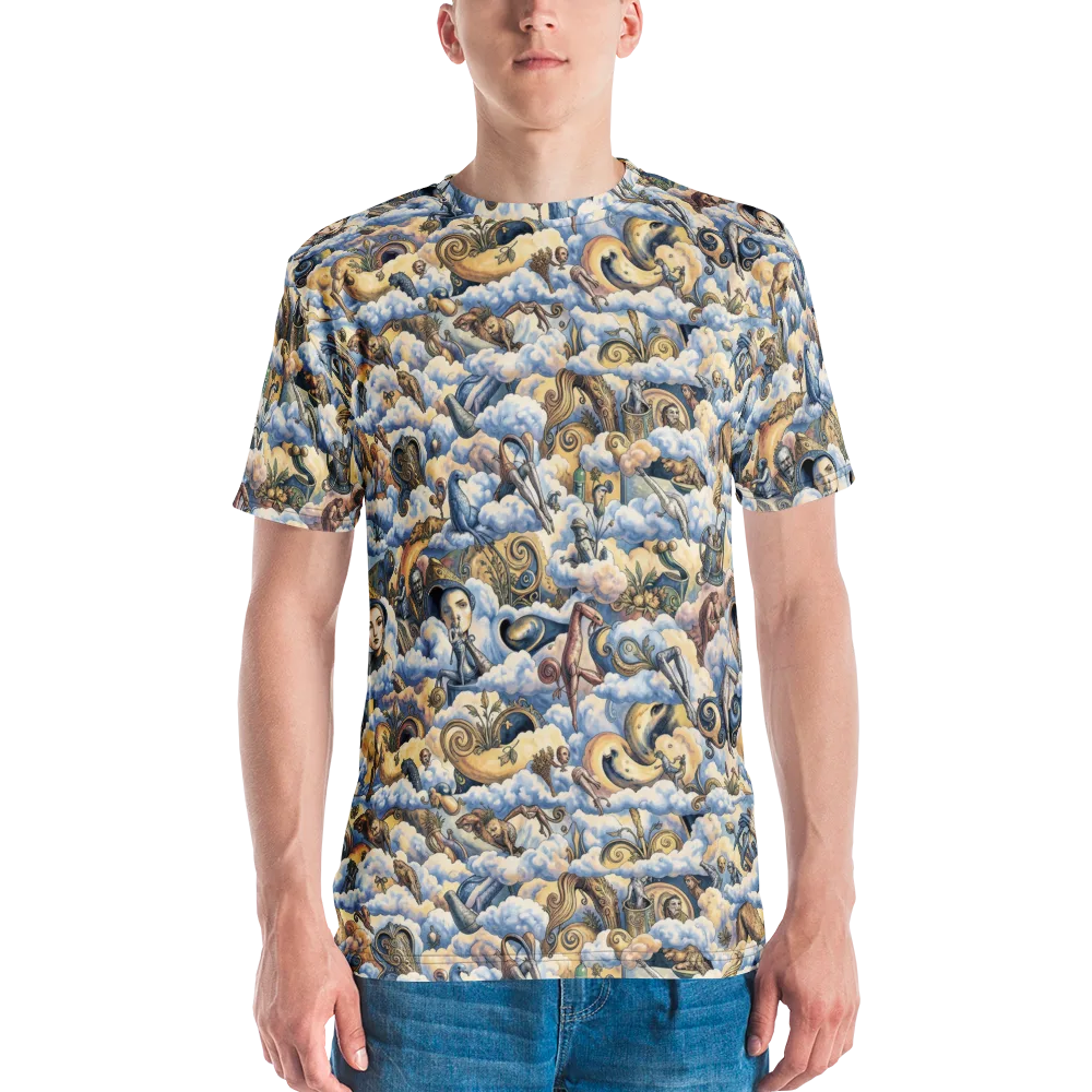 Cloud Cabinet on Men's Crew Neck T-Shirt — Front