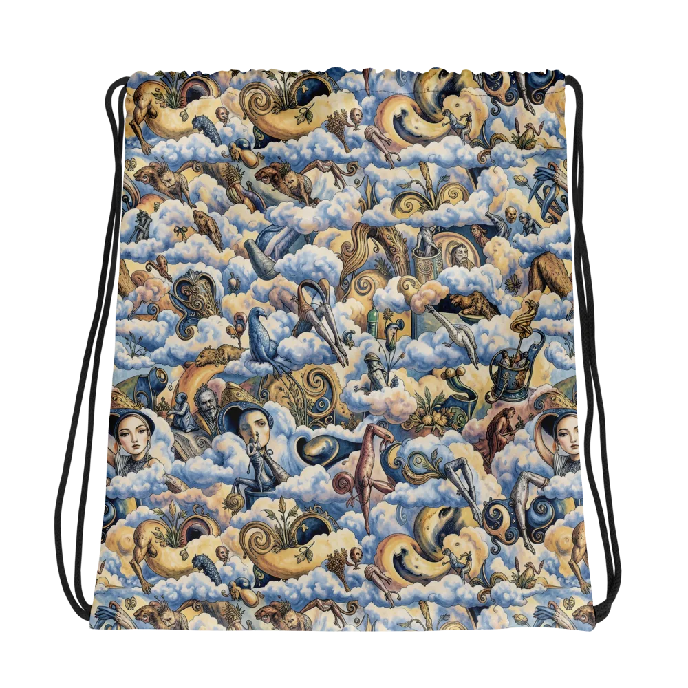 Cloud Cabinet on Drawstring Bag — Photo