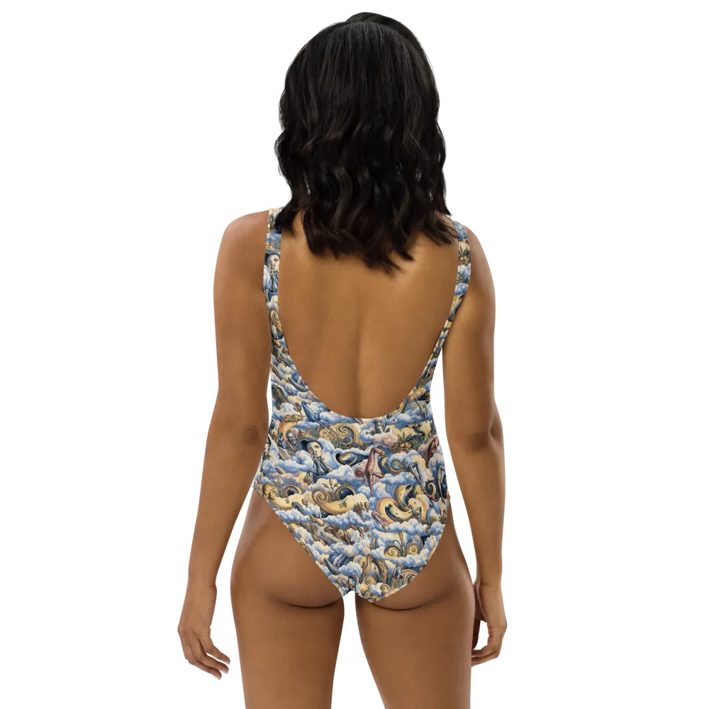 Cloud Cabinet on One-Piece Swimsuit — Back