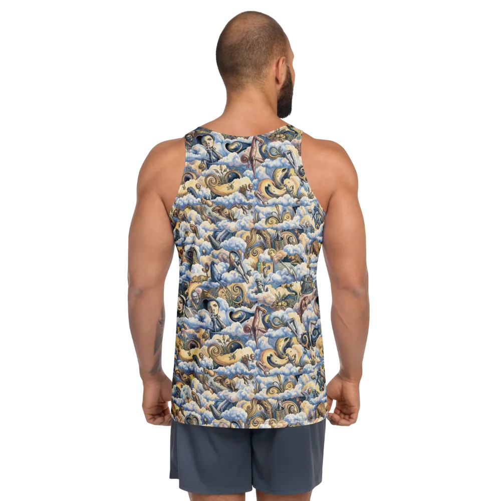 Cloud Cabinet on Men's Tank Top — Back