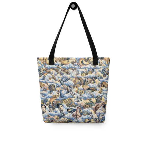 Cloud Cabinet on a Tote Bag