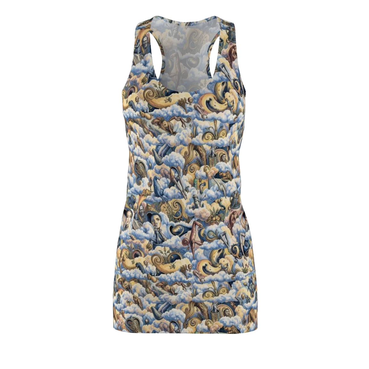 Cloud Cabinet on Racerback Dress — Front