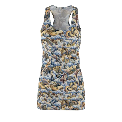 Cloud Cabinet on a Racerback Dress