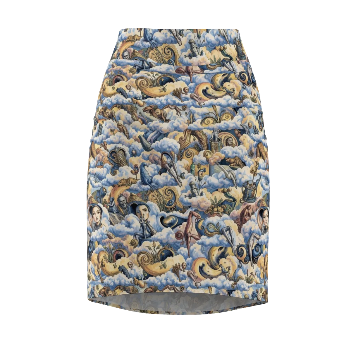 Cloud Cabinet on Pencil Skirt — Front