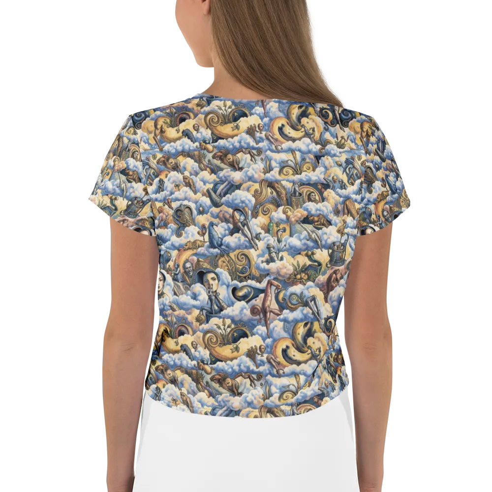 Cloud Cabinet on Crop Tee — Back