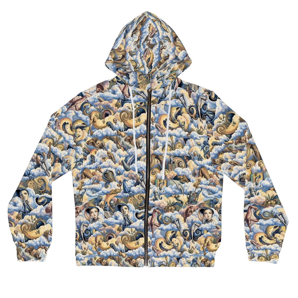 Cloud Cabinet on Women's Full-Zip Hoodie — Front