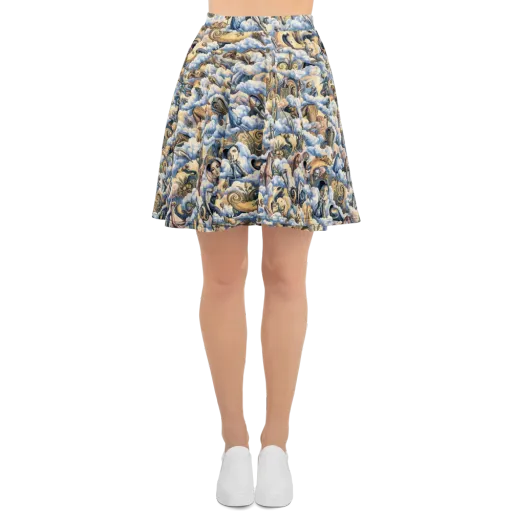 Cloud Cabinet on a Skater Skirt