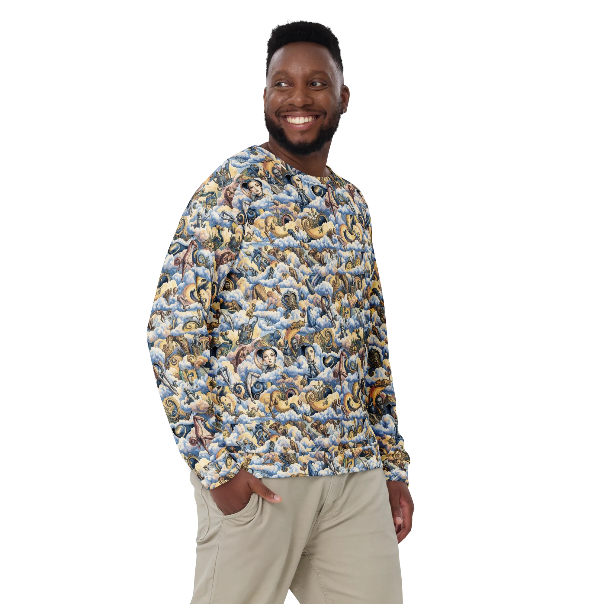 Cloud Cabinet on Sweatshirt — Front