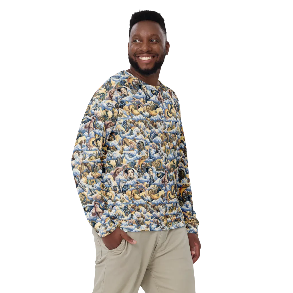 Cloud Cabinet on Sweatshirt — Front