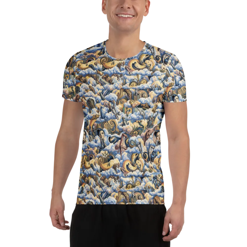 Cloud Cabinet on Men's Athletic T-Shirt — Front