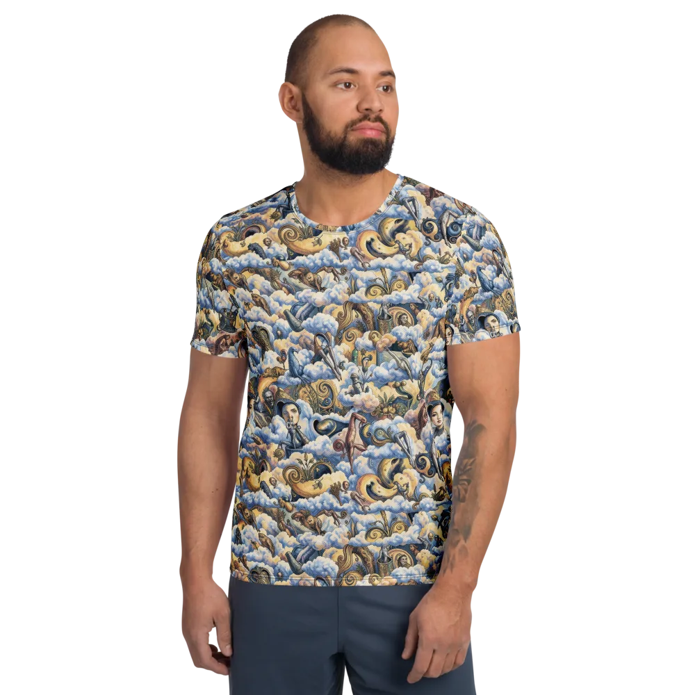 Cloud Cabinet on Men's Athletic T-Shirt — Front