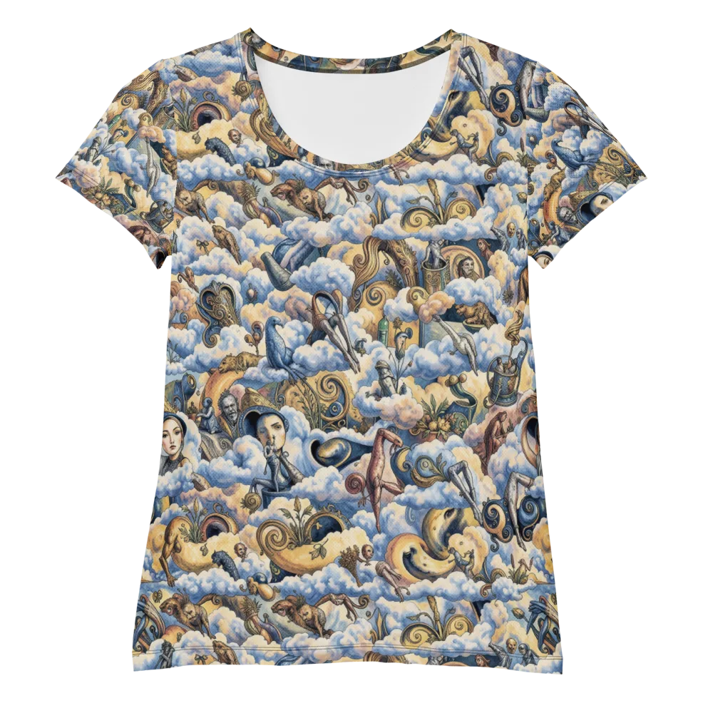 Cloud Cabinet on Women's Athletic T-Shirt — Front