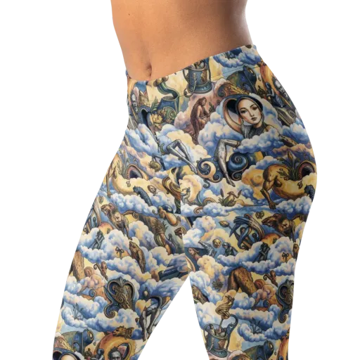 Cloud Cabinet on a Leggings