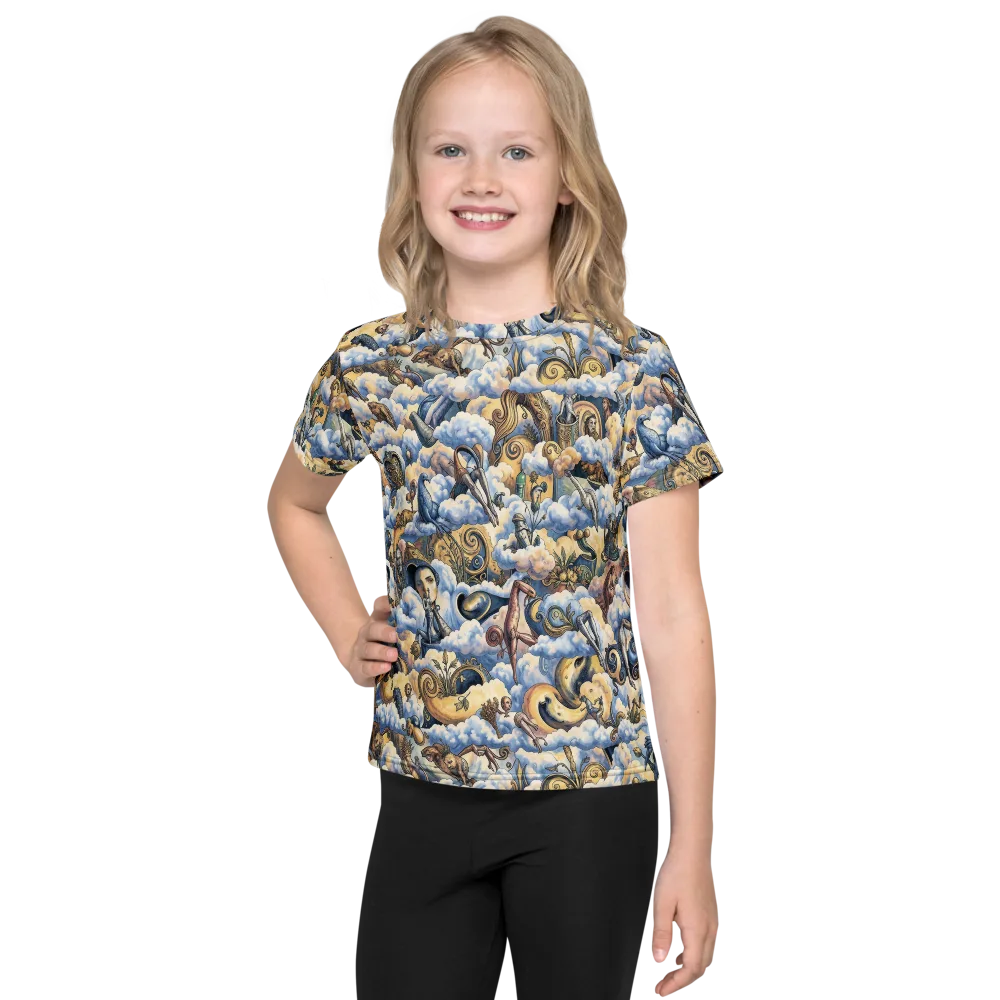 Cloud Cabinet on Kids Crew Neck T-Shirt — Front
