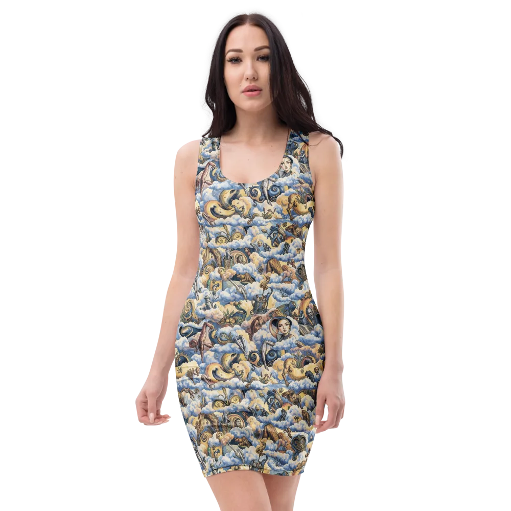 Cloud Cabinet on Bodycon Dress — Front