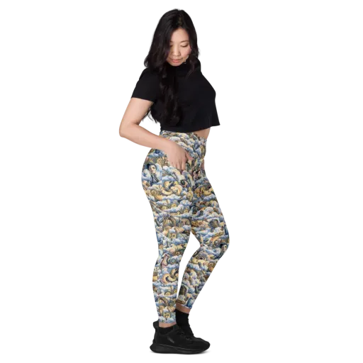 Cloud Cabinet on a Leggings with Pockets