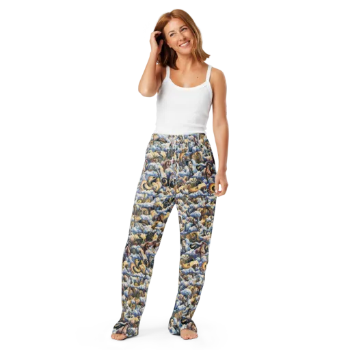 Cloud Cabinet on a Women's Pajama Pants