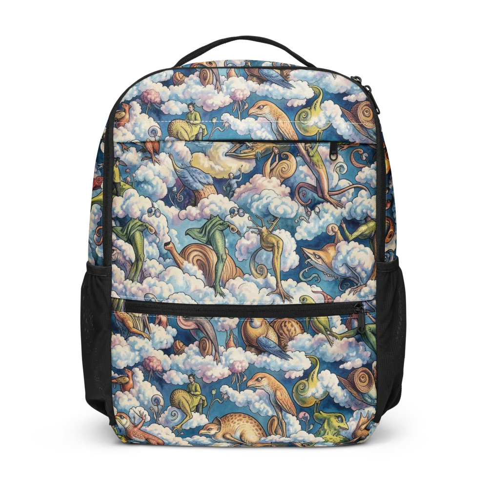 Cloud Menagerie on Utility Backpack — Front