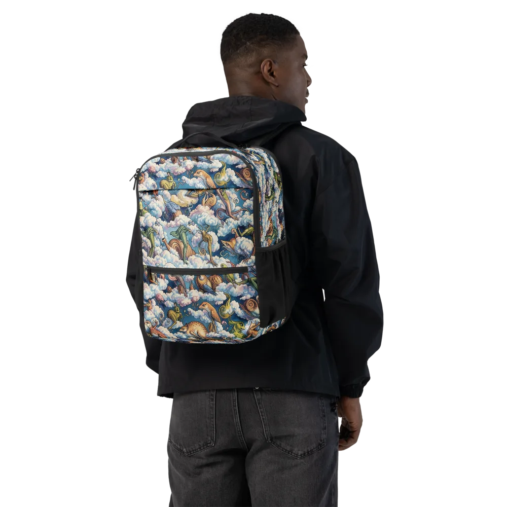 Cloud Menagerie on Utility Backpack — Back