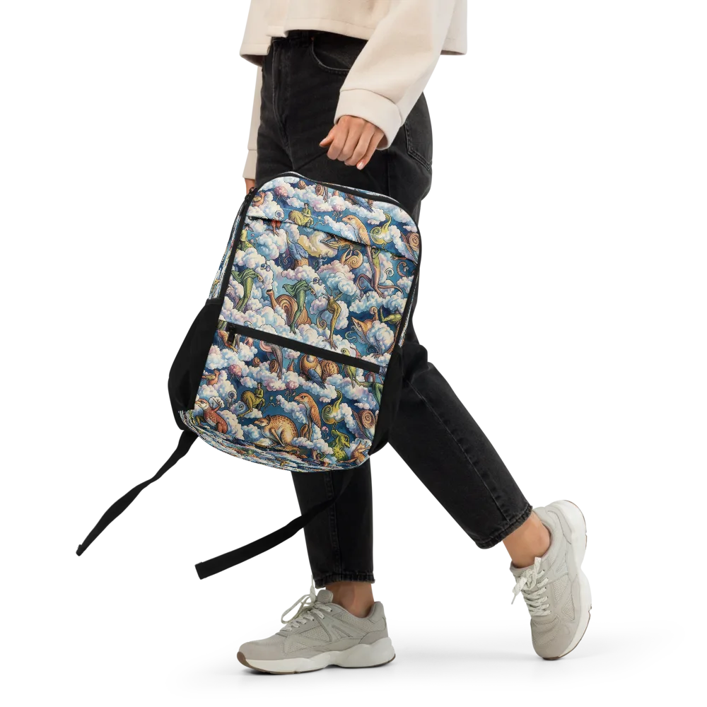 Cloud Menagerie on Utility Backpack — Front