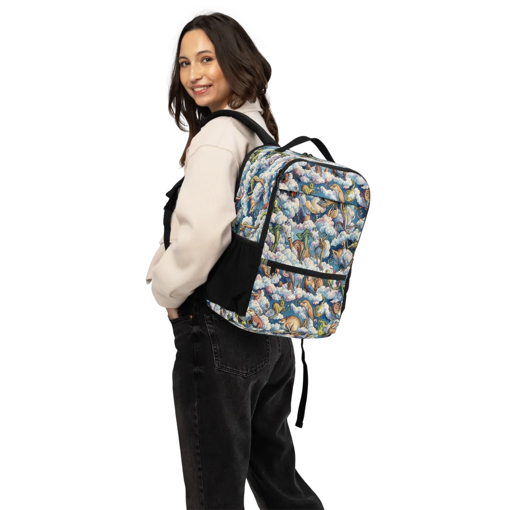Cloud Menagerie on Utility Backpack — Back