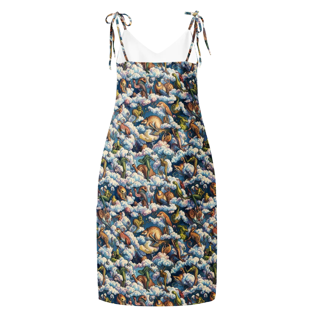Cloud Menagerie on Slip Dress — Back
