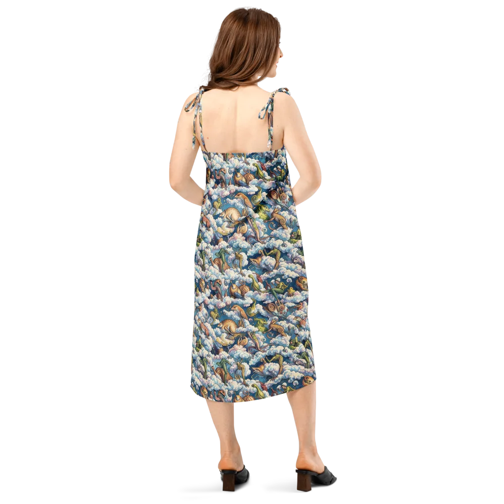 Cloud Menagerie on Slip Dress — Back