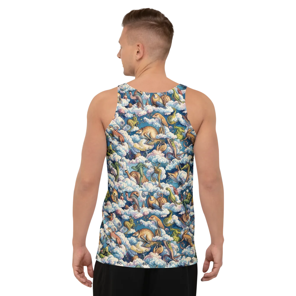 Cloud Menagerie on Men's Tank Top — Back