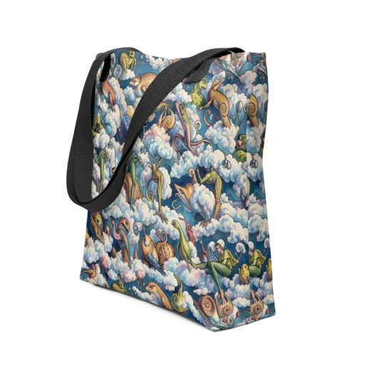 Cloud Menagerie on a Tote Bag