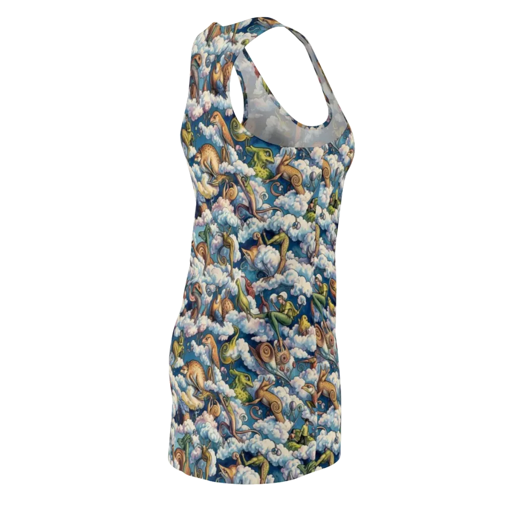 Cloud Menagerie on Racerback Dress — Back Side