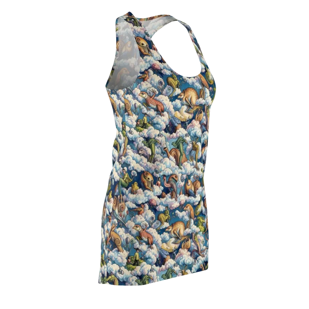 Cloud Menagerie on Racerback Dress — Front Side